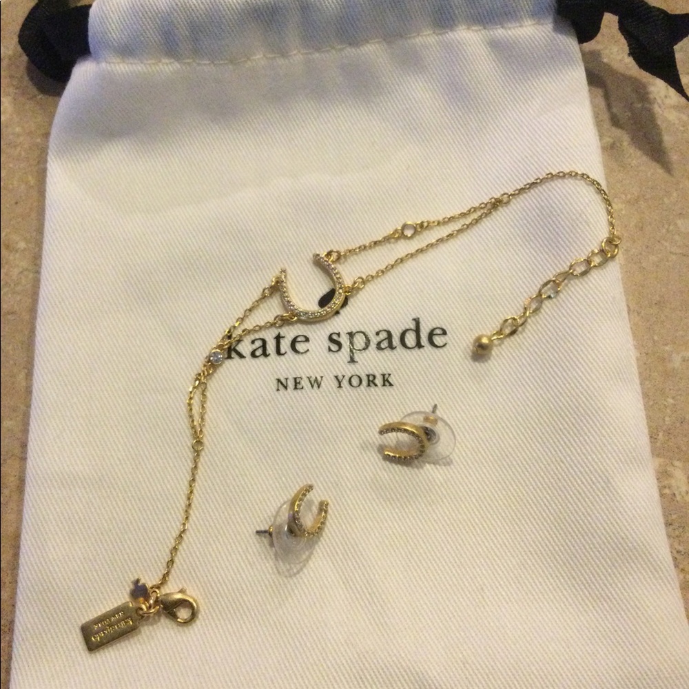 Kate Spade bracelet with earrings